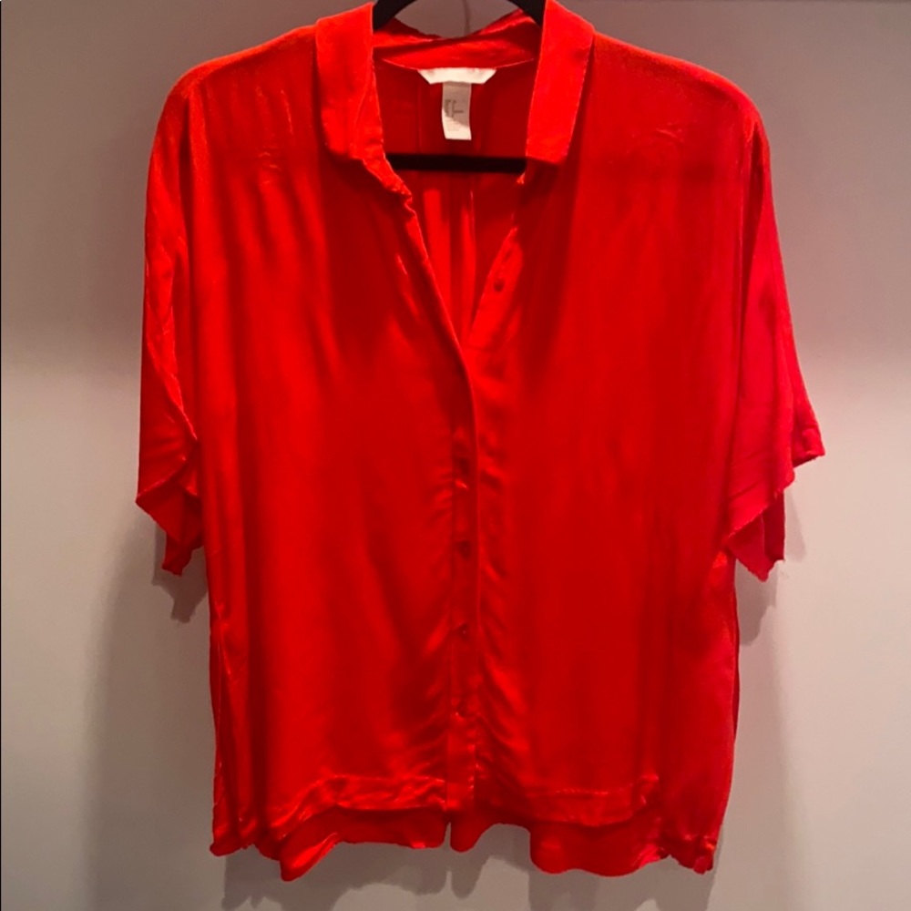 Boxy Button-up Top